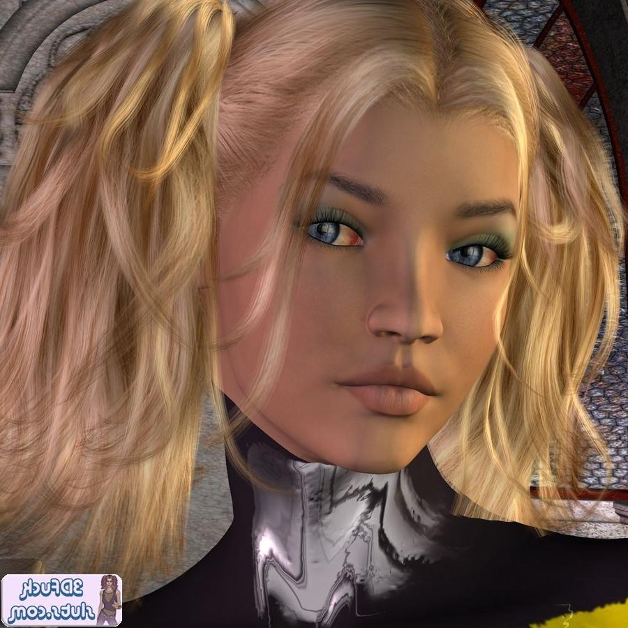 16P Blonde toon girl