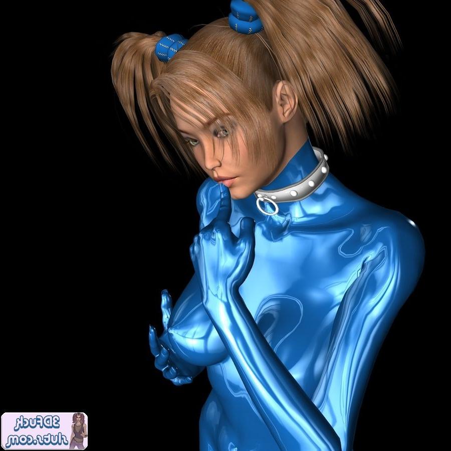 16P Toon girl in pigtails