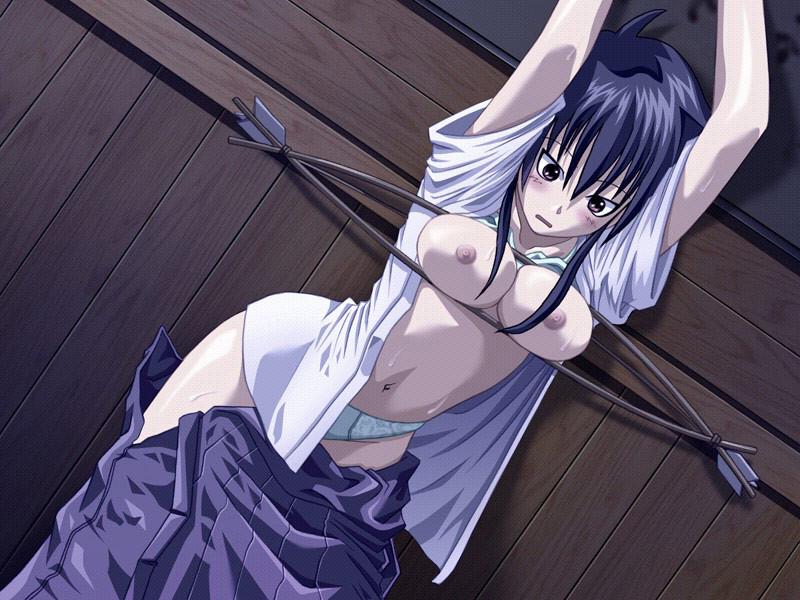 16P Young hentai female athletes with big breasts submit to bondage