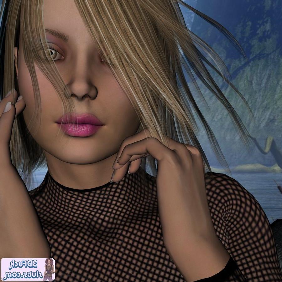 16P Toon babe in fishnets