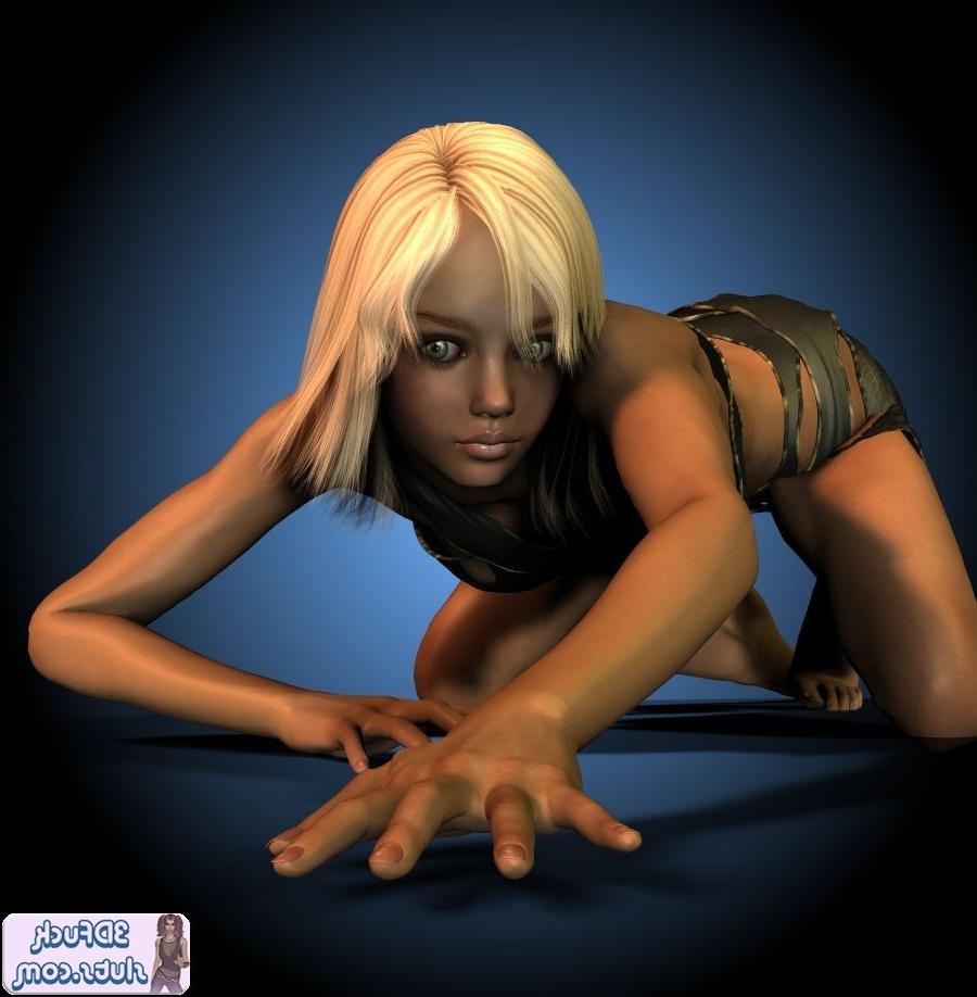 20P Blonde cavegirl toon