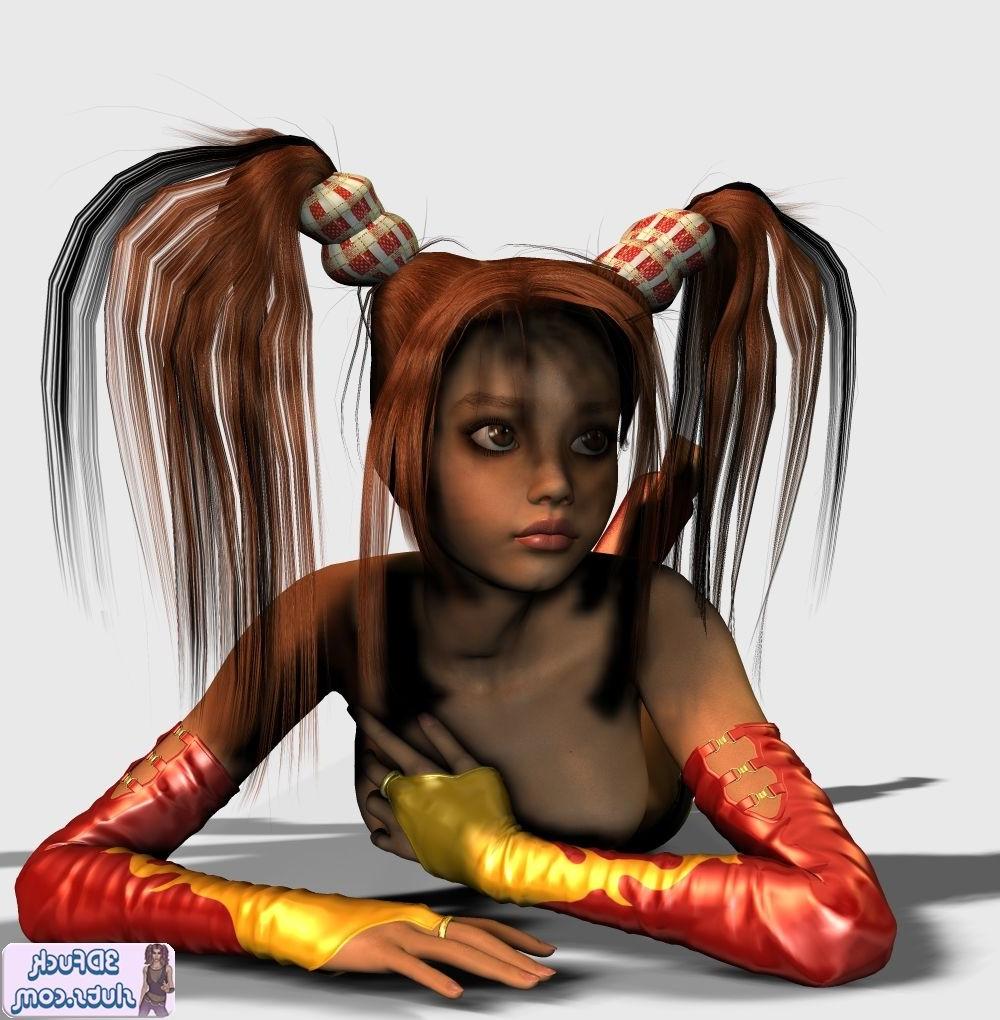 20P Skinny toon girl