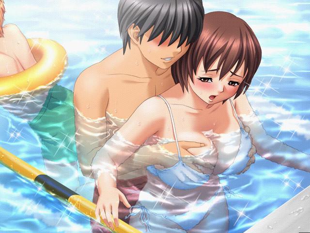19P Shy hentai sex student with big heavy natural boobs shows off