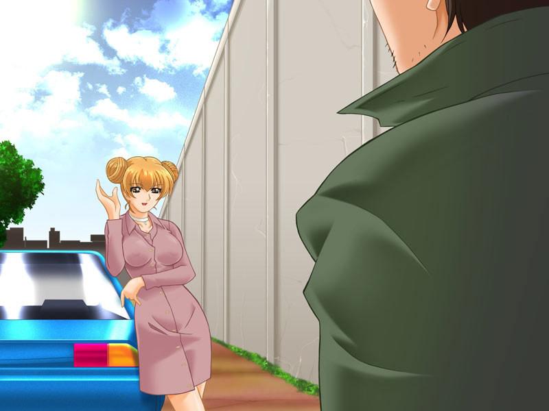 20P Horny hentai female drivers love playing with their big titties