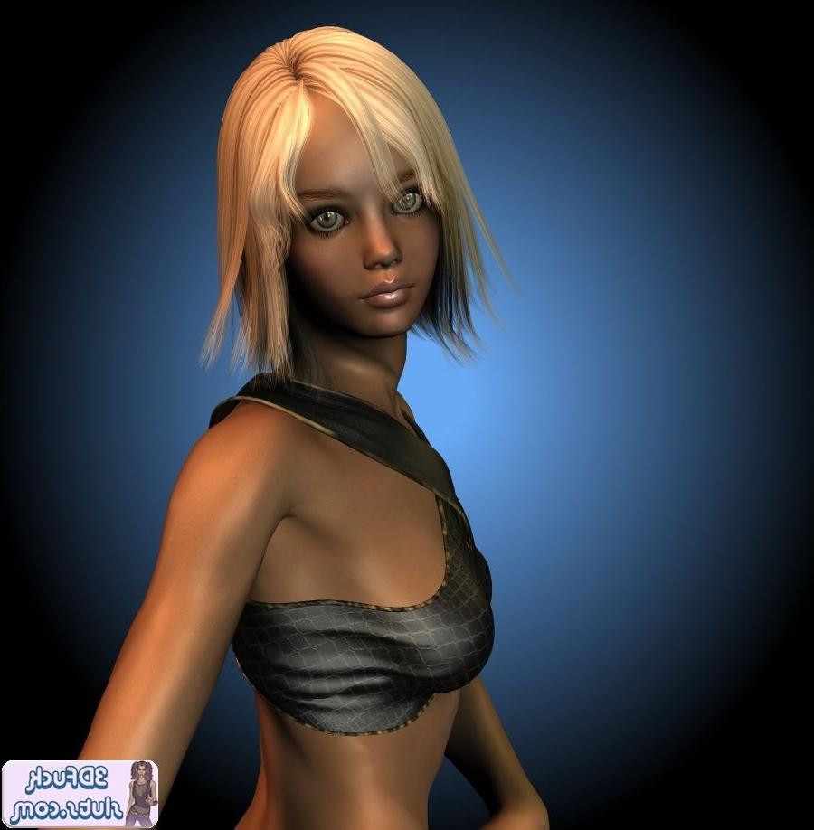 20P Blonde cavegirl toon