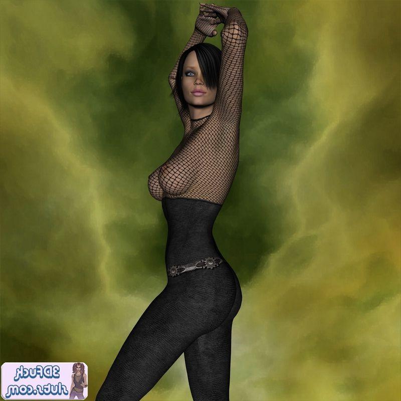20P Busty 3d toon babe