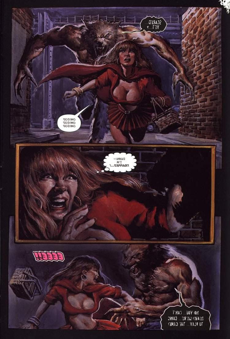 8P muscular demon ravages redhead beauty