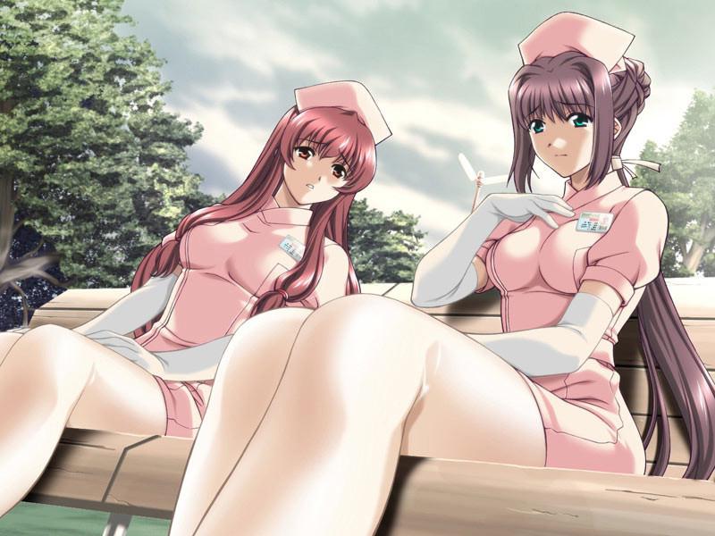 20P Nasty hentai nurses forced to fuck and play watersport games