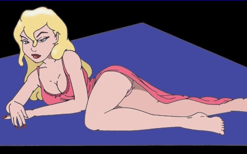 16P Hot cartoon babes blowing huge cocks and getting covered in jizz