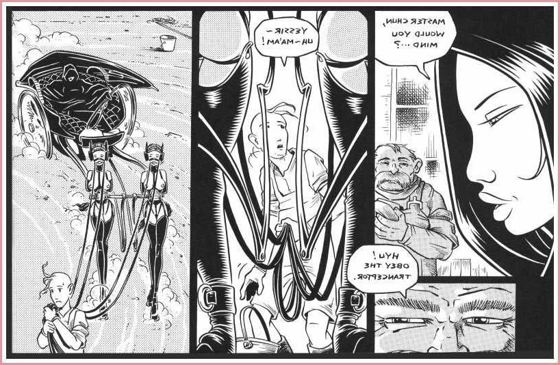15P weird latex and leather bondage comic
