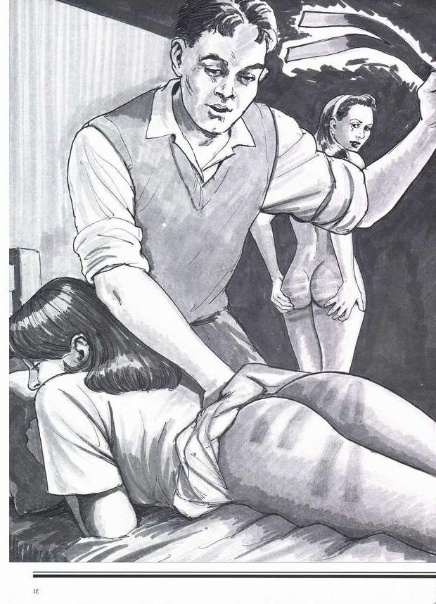 15P vintage female whipping artworks