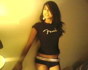 13P Really cute Asian teen having fun and taking mirror pics