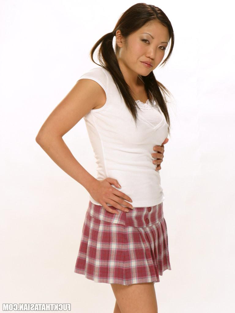15P Asian Schoolgirl Kaiya Lynn Strips And Gets Fucked In This Photo Set