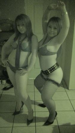 18P Some chubby Asian chicks posing for nightvision