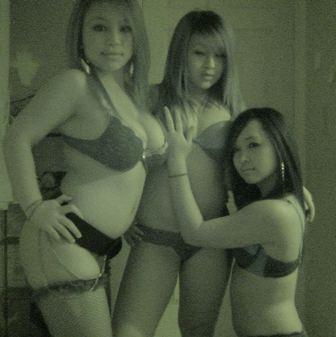 18P Some chubby Asian chicks posing for nightvision