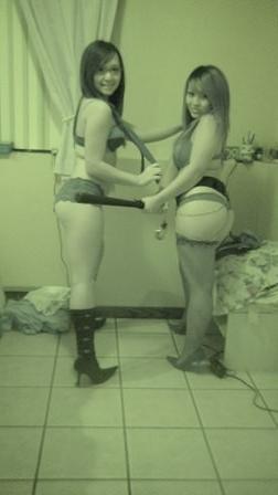 18P Some chubby Asian chicks posing for nightvision