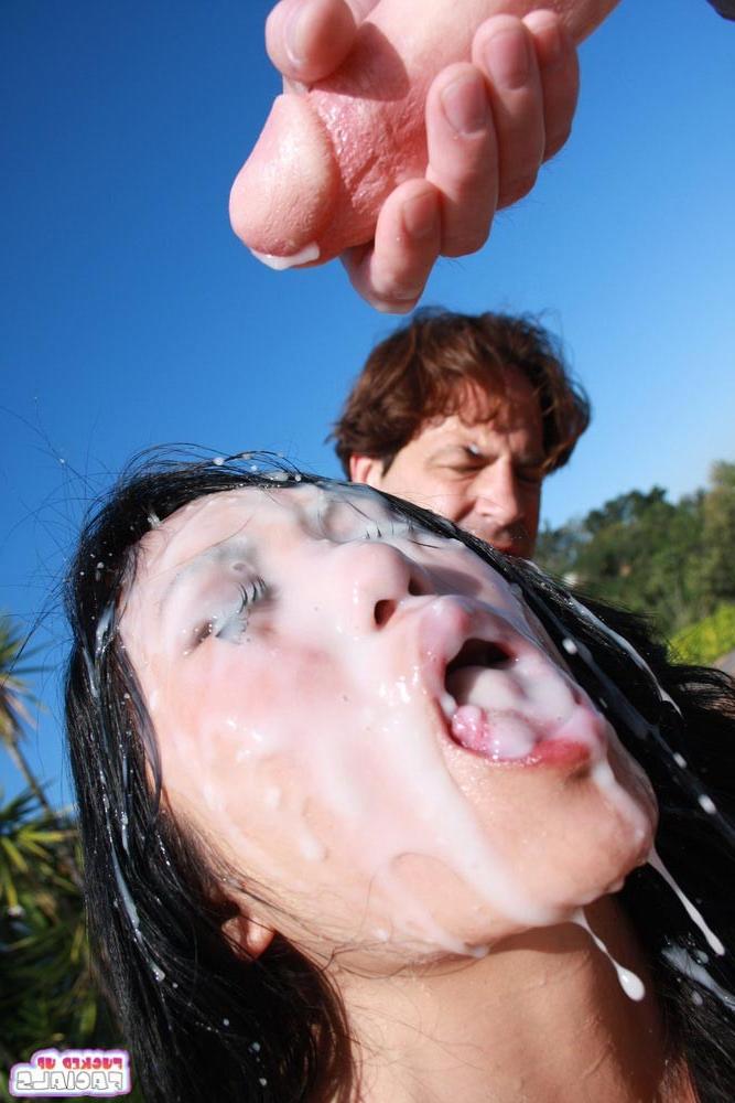 17P Asian bitch fucked and abused in nasty facial hardcore