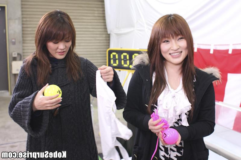 15P Two sexy japanese hotties play game show for money and get fuck