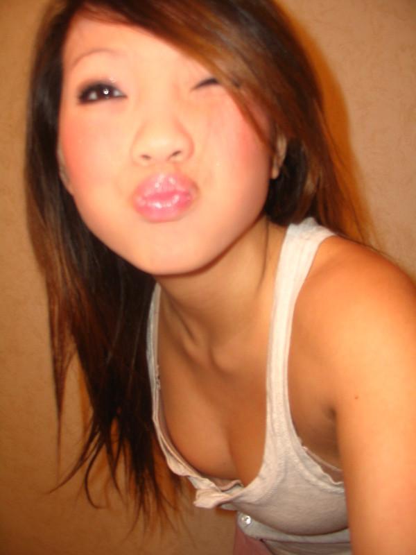 16P Sweetie posing for sexy selfpics plus one semi-topless shot