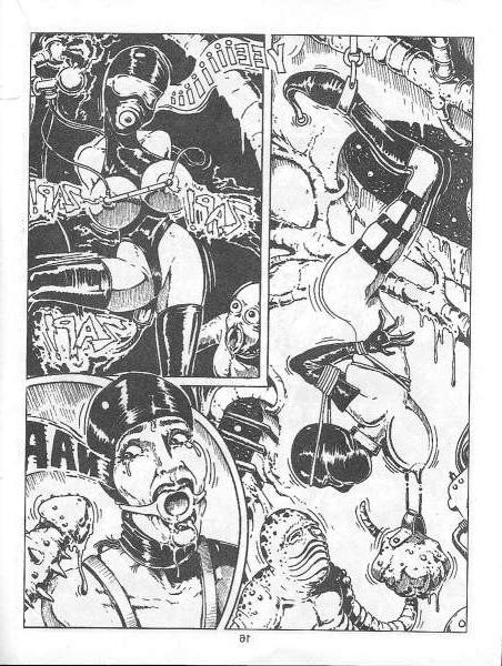 15P bizarre female fetish and bondage comic