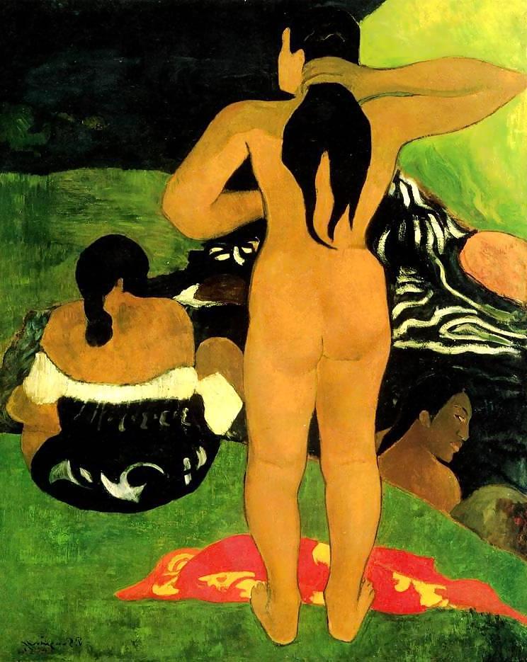 20P Painted Ero and Porn Art 5 - Eugene Henri Paul Gauguin