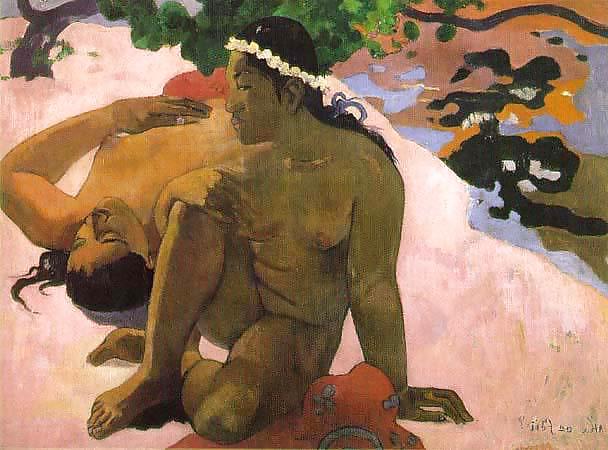20P Painted Ero and Porn Art 5 - Eugene Henri Paul Gauguin