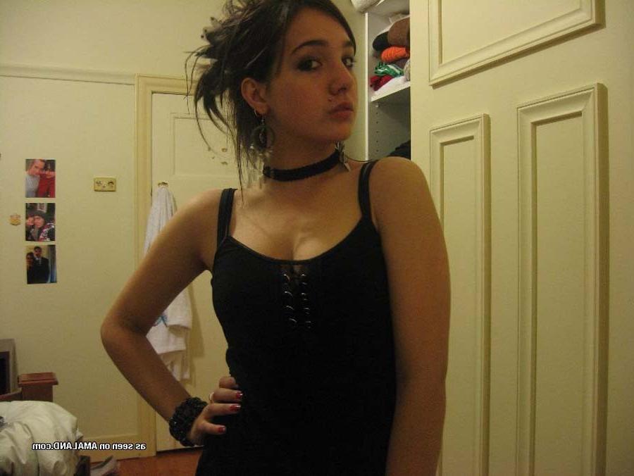15P Sleazy chicks show their perky juggs
