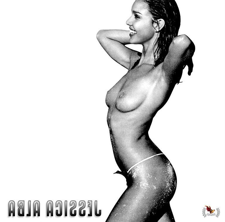 15P Jessica Alba's hot naked pics showing her juicy tits and pussy