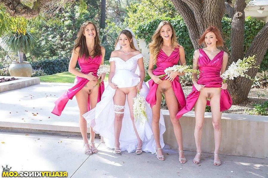 12P Bride has sex with her bridesmaids on her wedding day