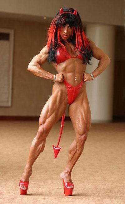 12P hardbody chix show off their gorgeous muscles