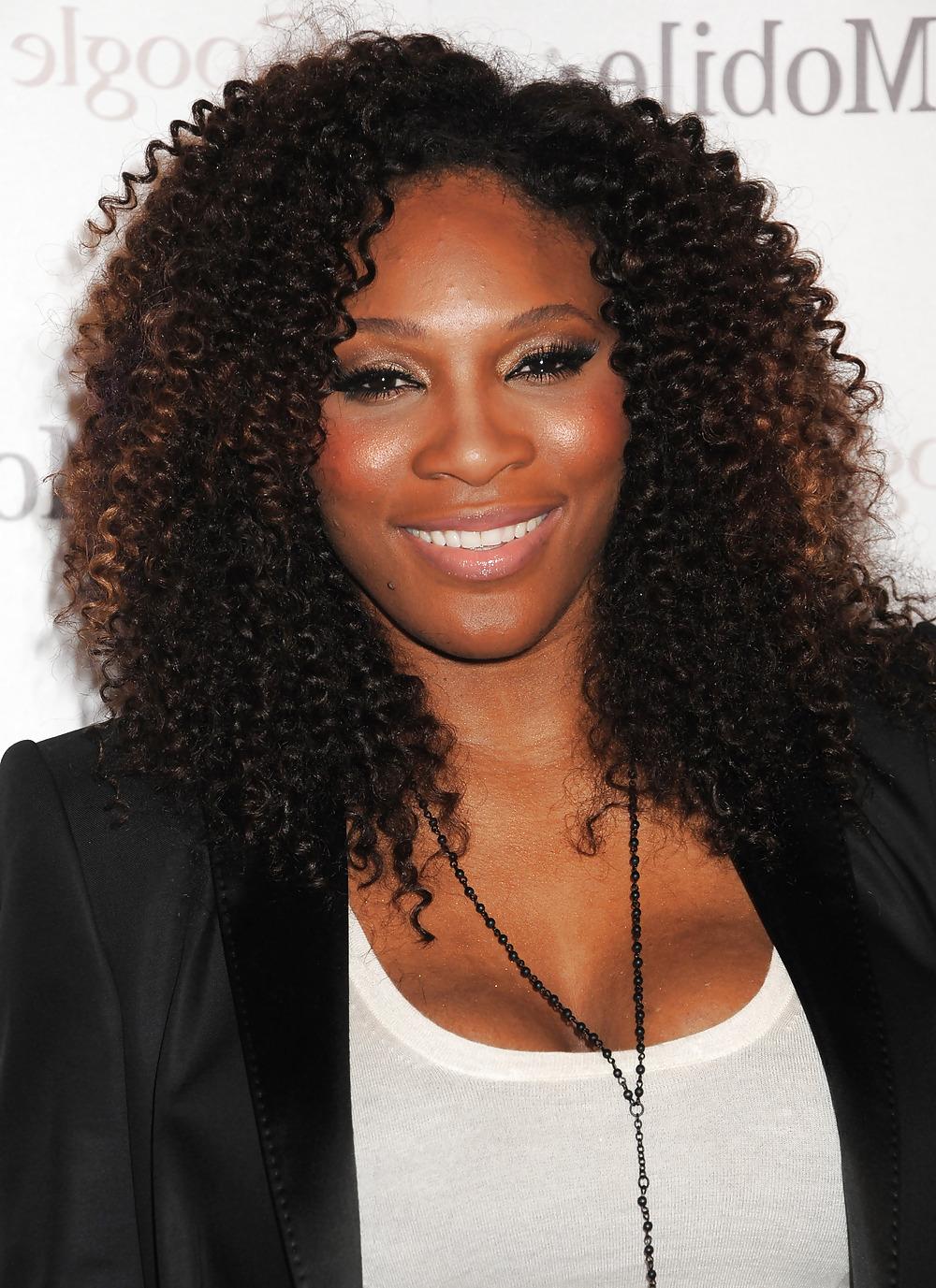 13P Serena Williams LEGGY at the Google Music launch party in LA
