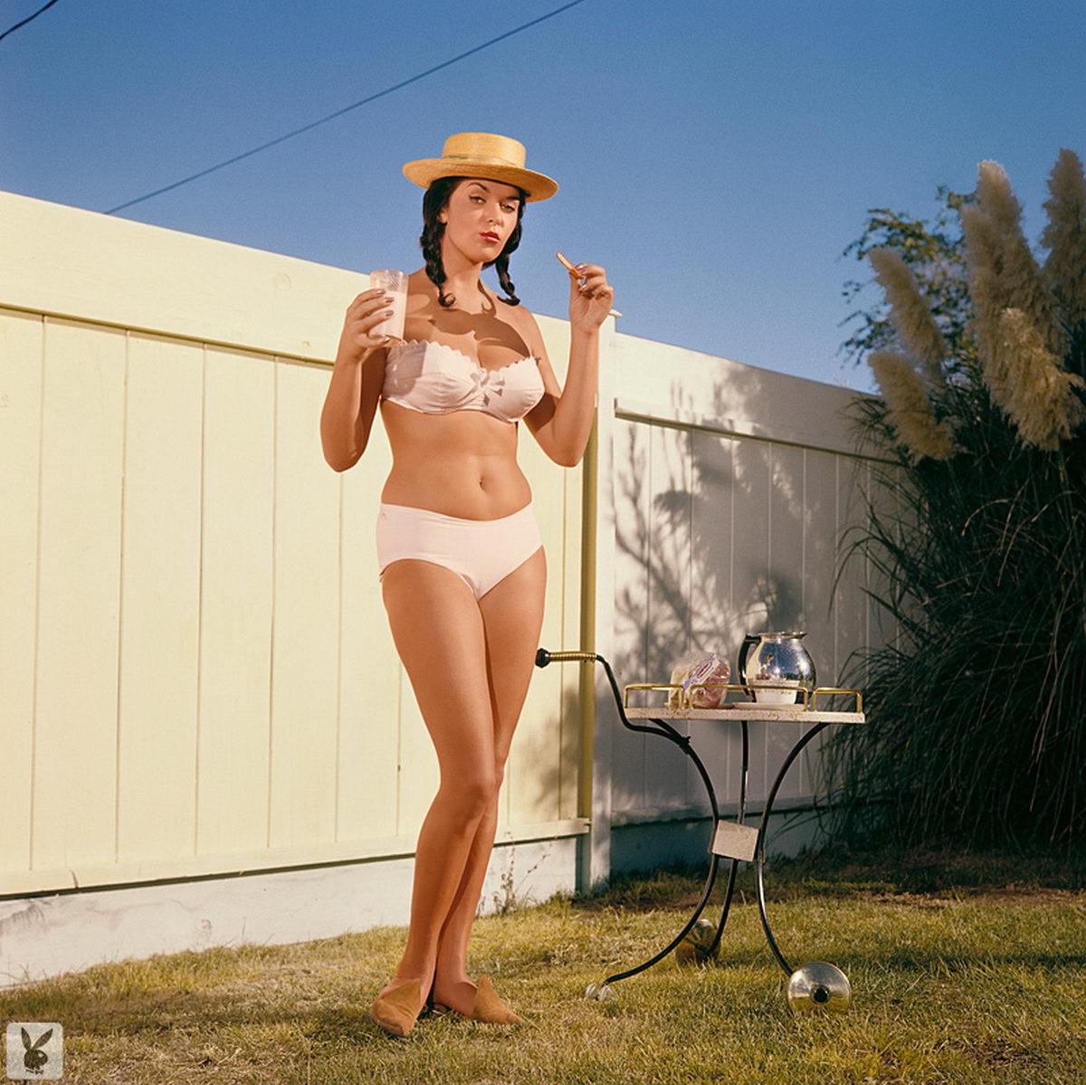 15P Play Boy Play Mate Miss April 1958 Felicia Atkins