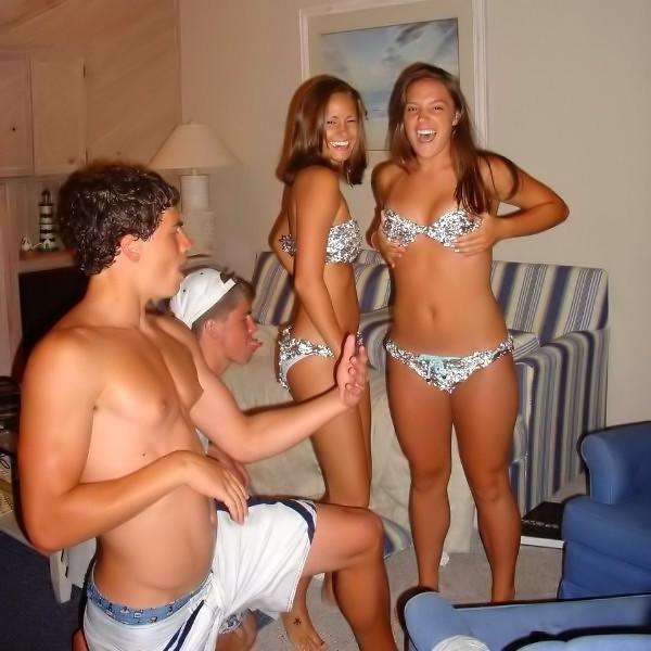 14P Gorgeous cute teen with big tits posing on camera