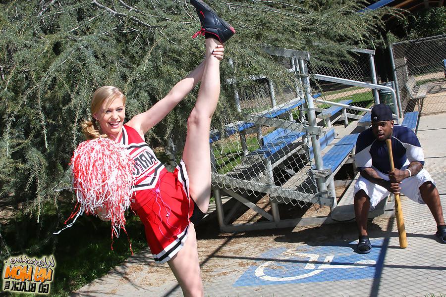 20P Erica Lauren and her cheerleader Daughter gets banged by a black