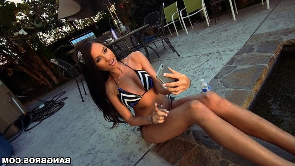 16P Busty Raven Bay quivers after tackling a giant black monster cock
