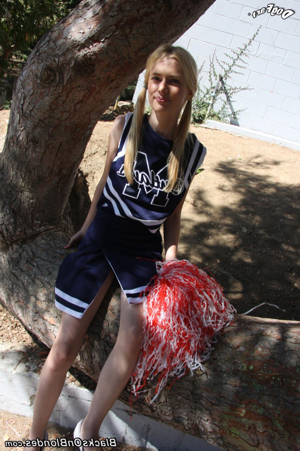 15P Blonde Kennedy Kressler gets interracial fuck