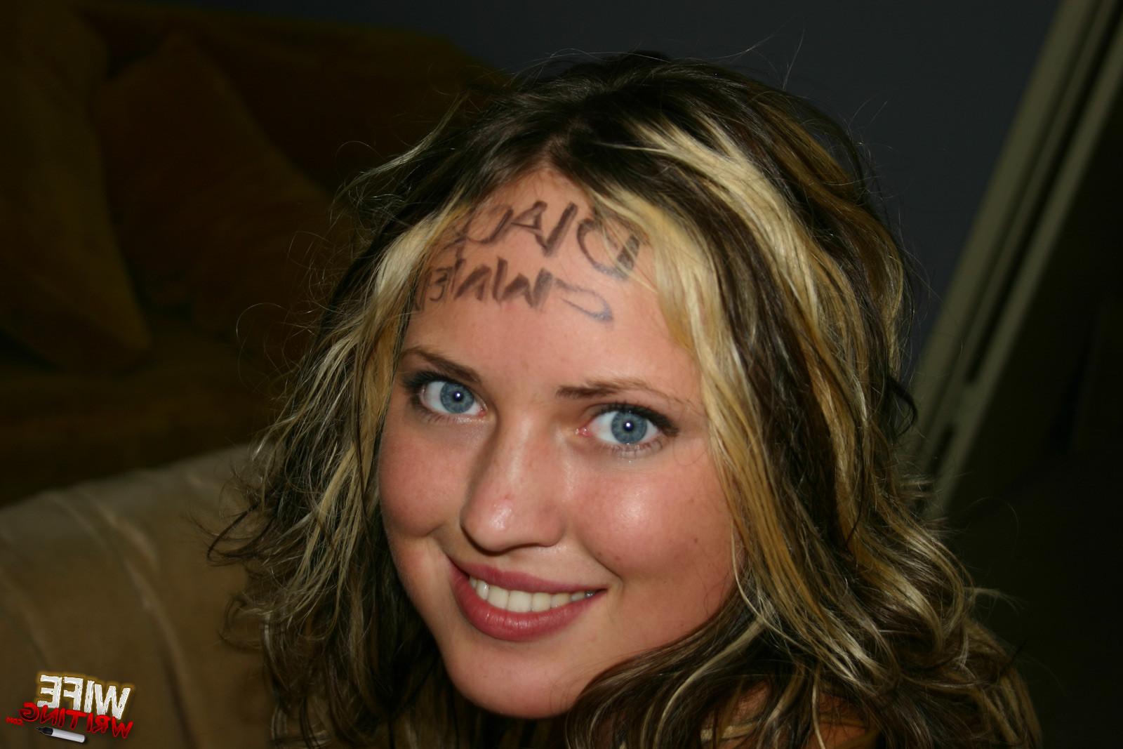 15P Blond teen branded sucks dick interracial facial