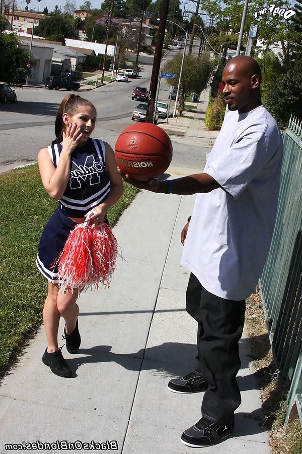 18P pretty teen cheerleader gets creampied by a hung black brotha
