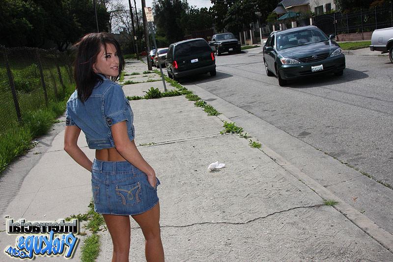 15P Blonde MILF Cecelia Vega gets picked up by a nice black guy