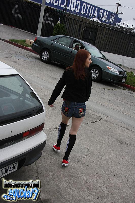15P Cameron Love gets picked up by a big cocked man