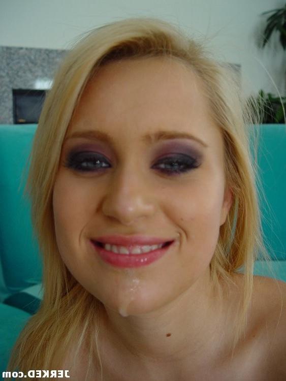 17P Blonde pornstar babe fucking black cock and drinking jizz