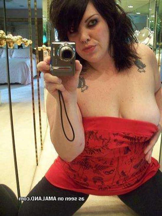 16P Chubby emo slut whoring her tits in any way