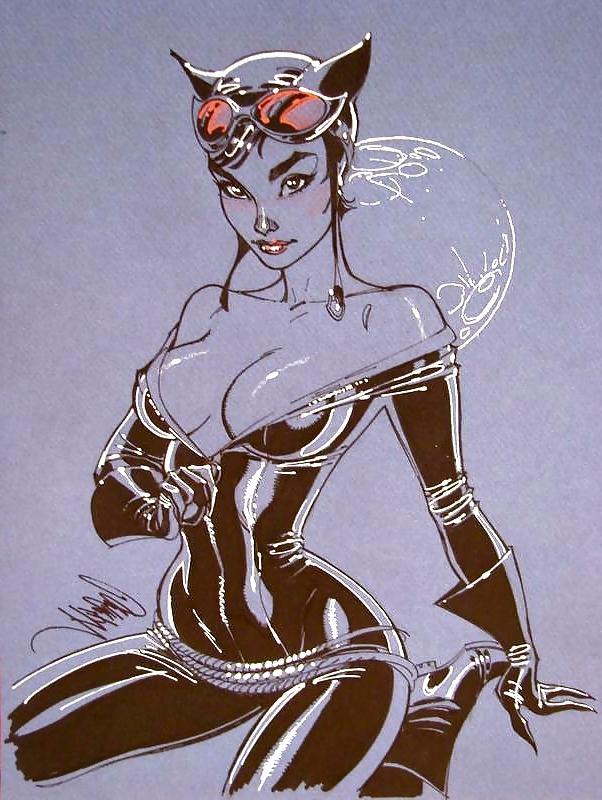 16P Sexy Cartoon Art by J. Scott Campbell 