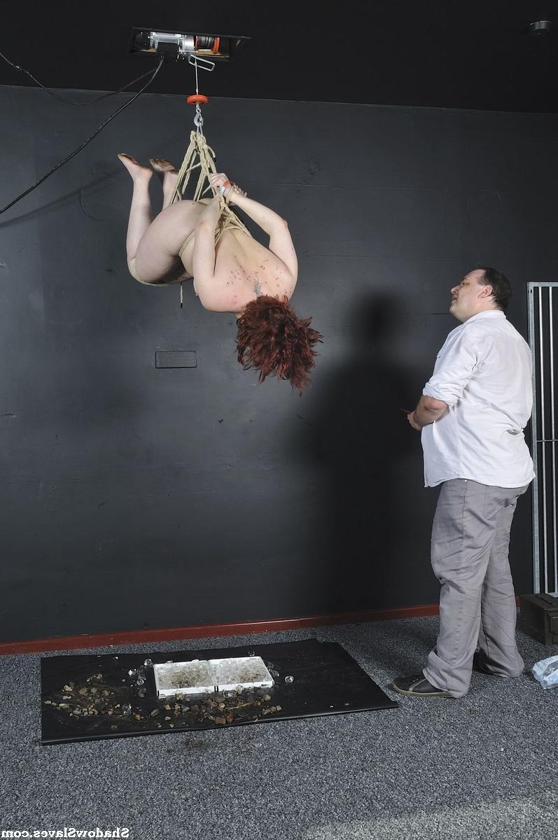 16P Isabels suspended tit torture and extreme bondage