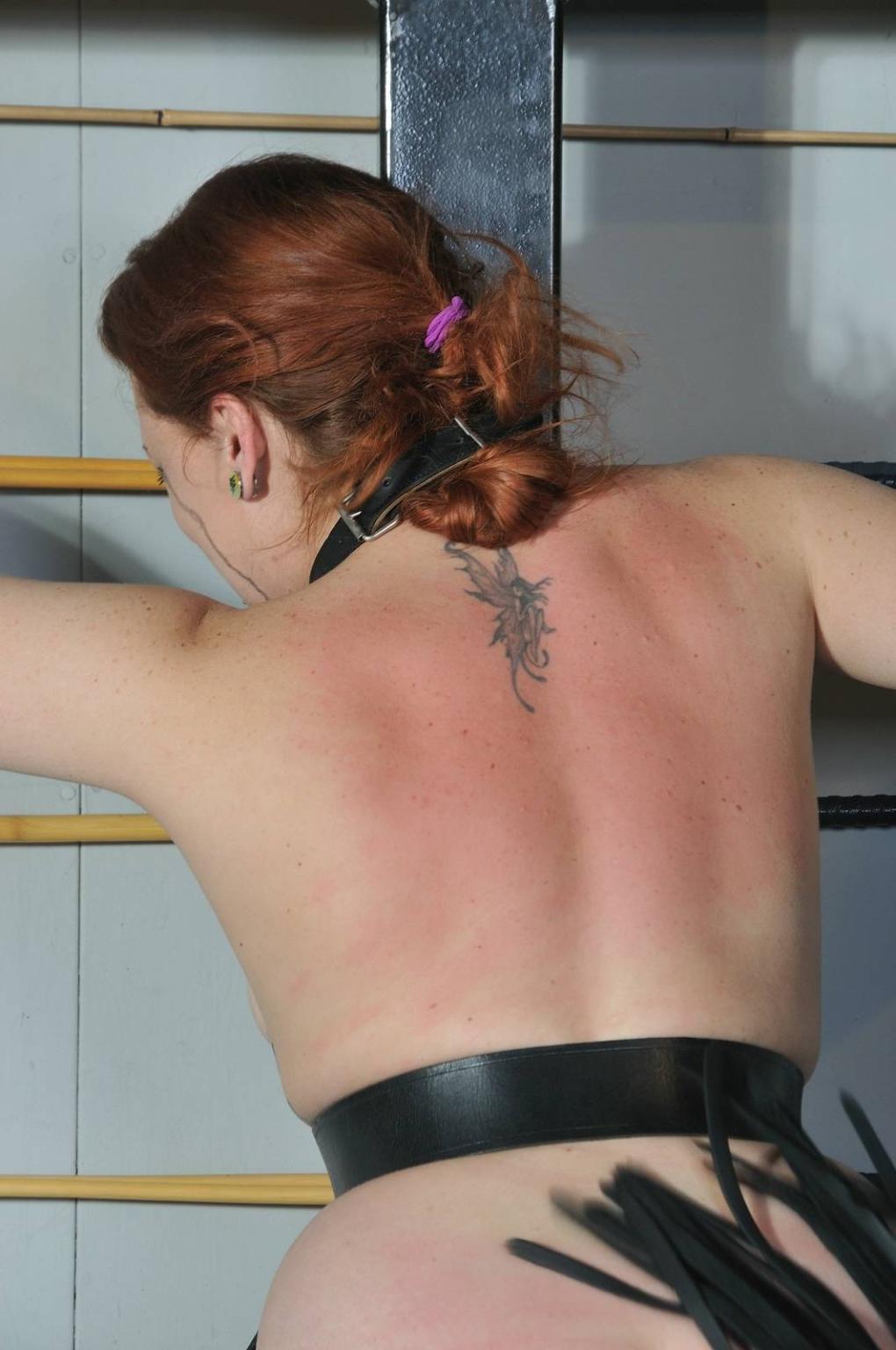 9P Isabel Whipped into submission in hard spanking session