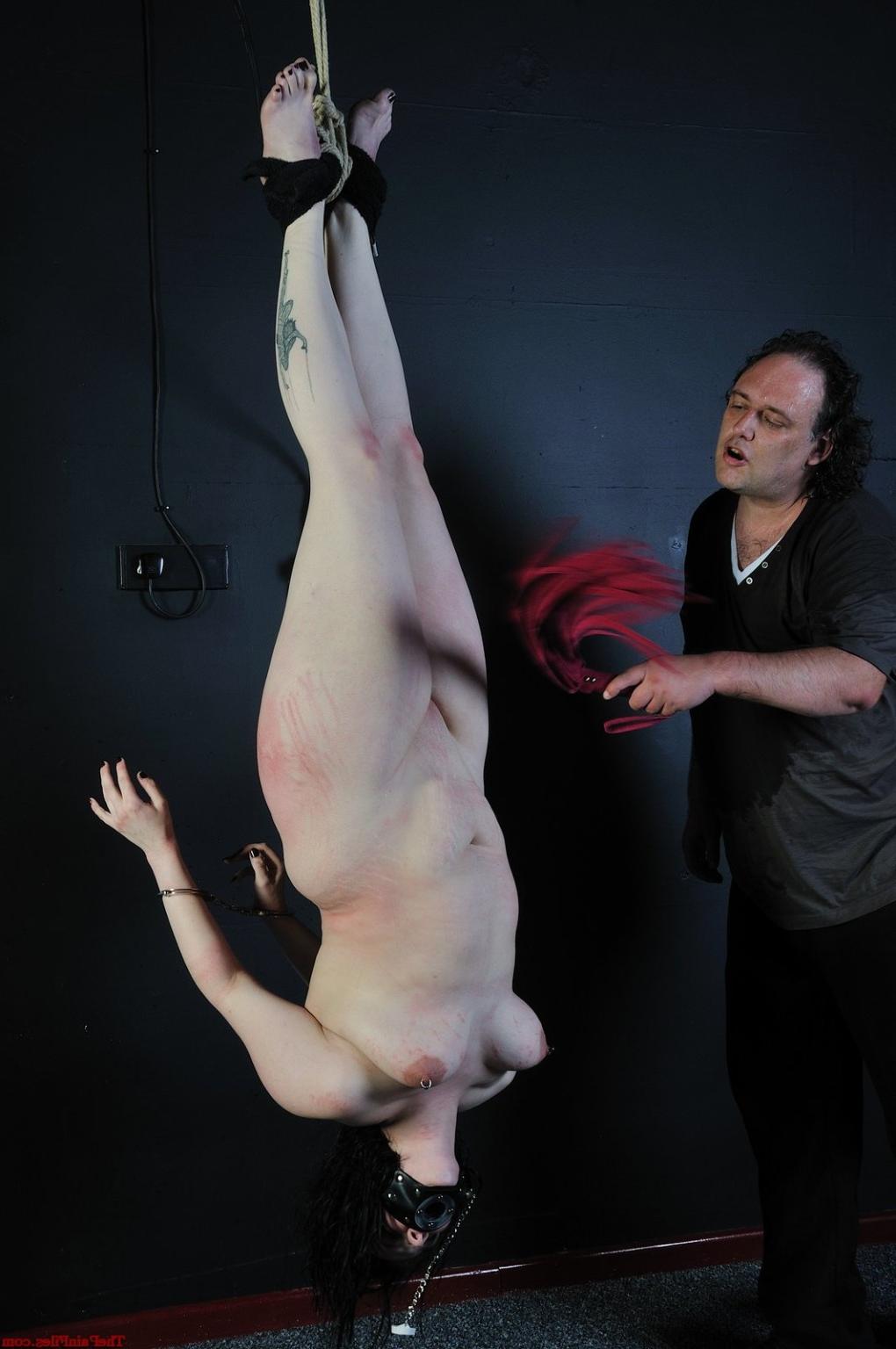 16P Chubby amateur slaves whipped suspension and deprived water bondage