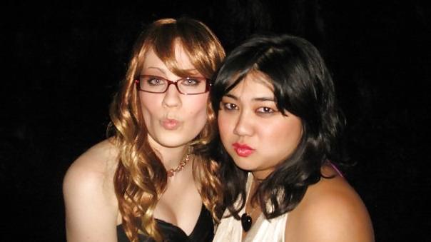 9P Pink Glasses and Heels