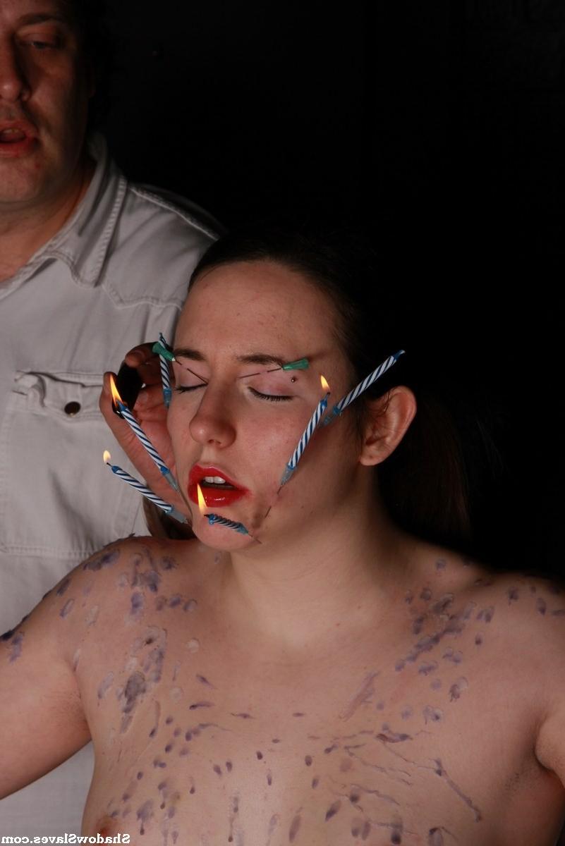 16P Lyarahs burning needle torture and piercing punishments of facially tormented ca