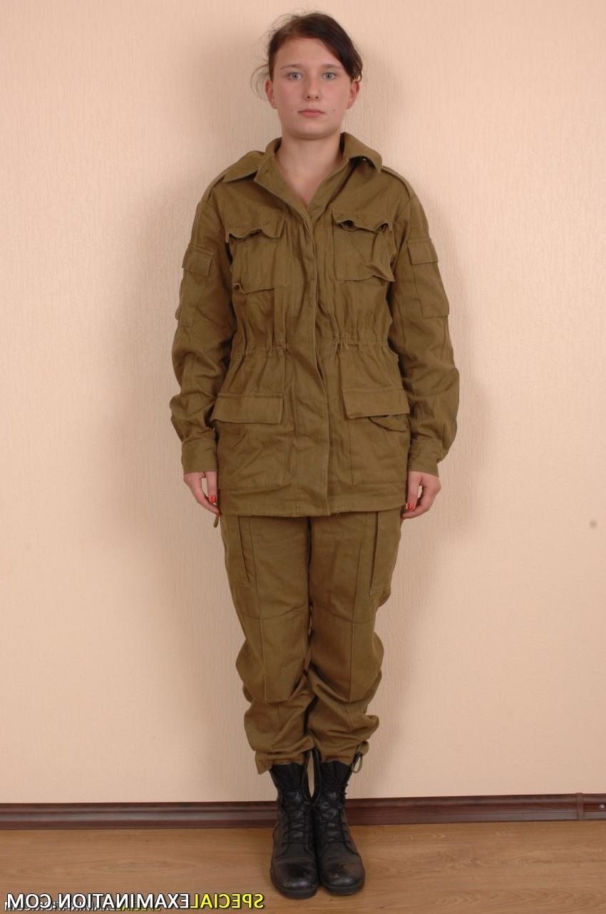 15P Doctors tyrannize a coy female soldier