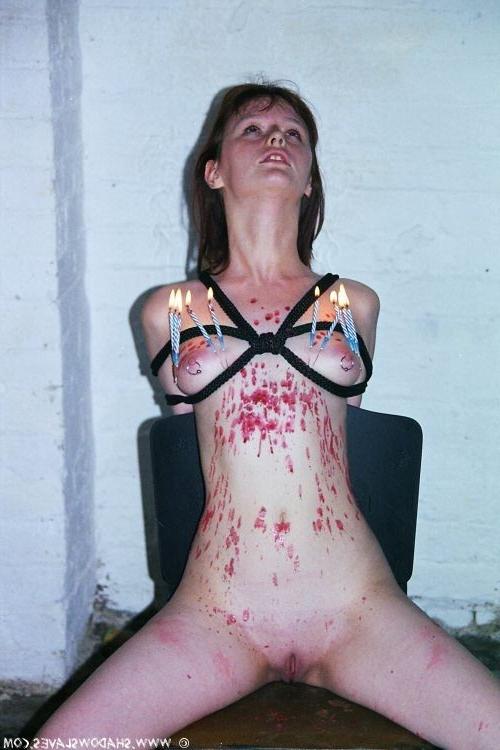 16P Charlottes needle torture and skinny redhead slavegirl extreme hot waxing punish